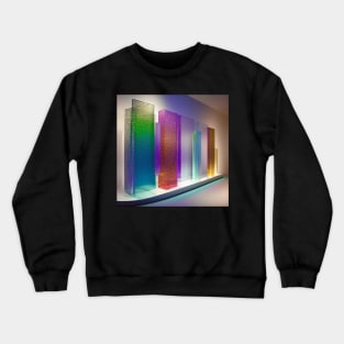 Glass Panels Display Crewneck Sweatshirt